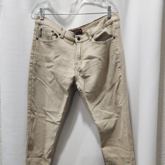 Oscar Light cream denim jeans size 36 x 30 - Picture 1 of 4